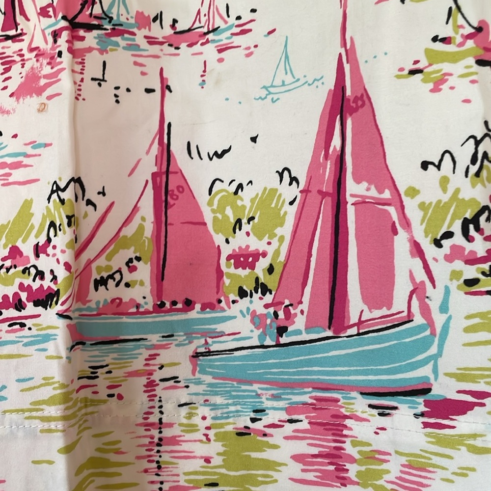 Talbots Nautical Print Women's Skirt - Picture 3 of 9